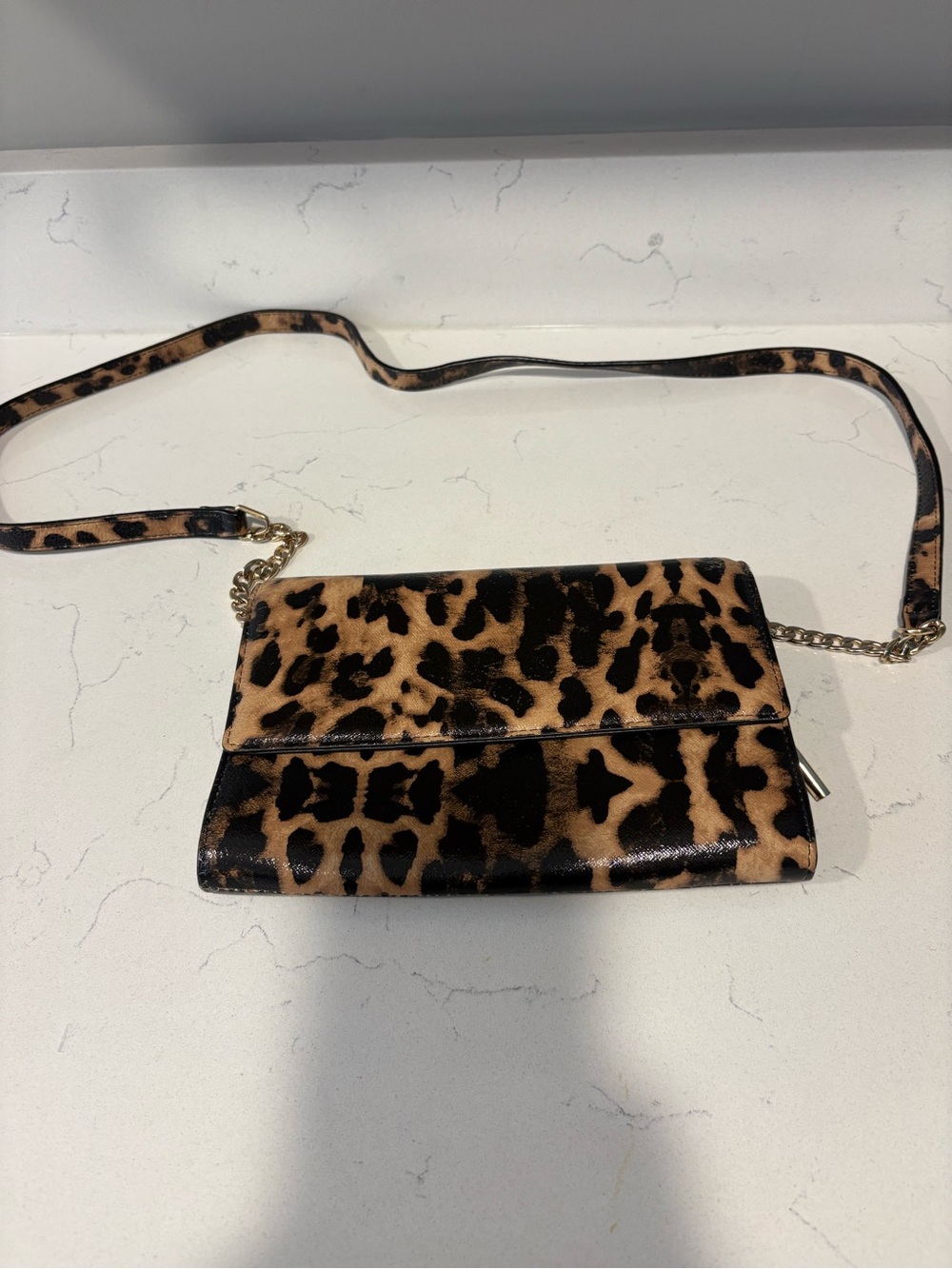 Nordstrom Leopard Print Crossbody Bag - Brown/Black